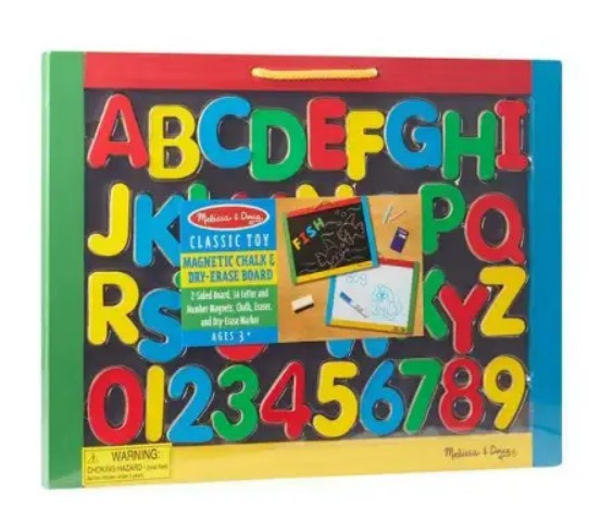Melissa & Doug Magnetic Chalkboard/Dry-erase Board_0