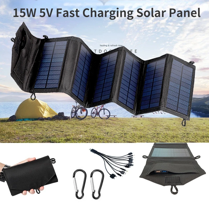 Foldable Solar Power Bank 20W 1