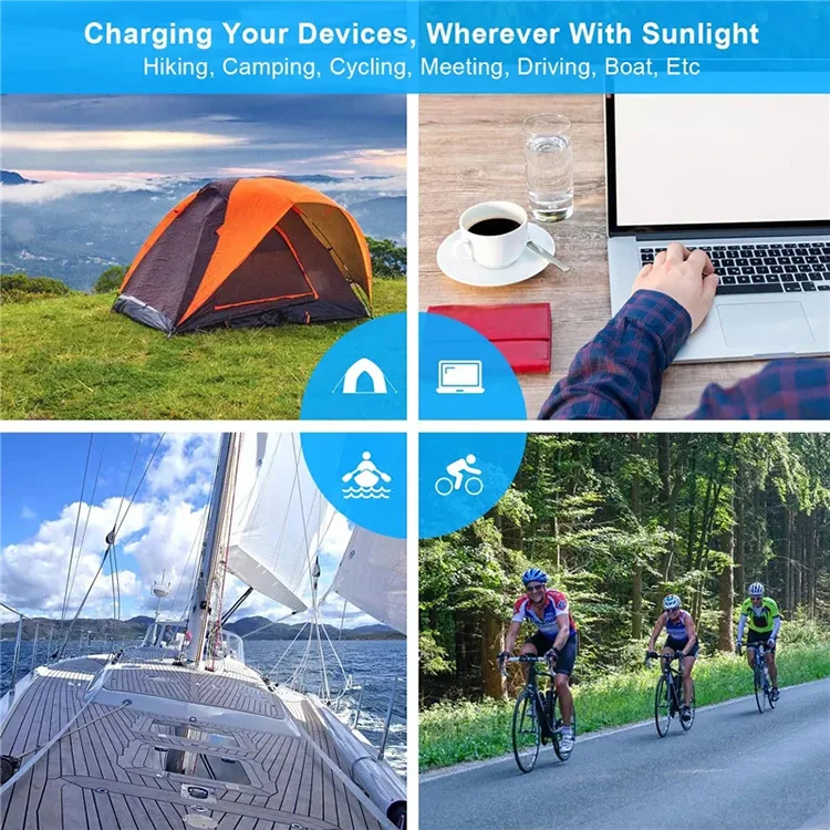 Foldable Solar Power Bank 20W 10
