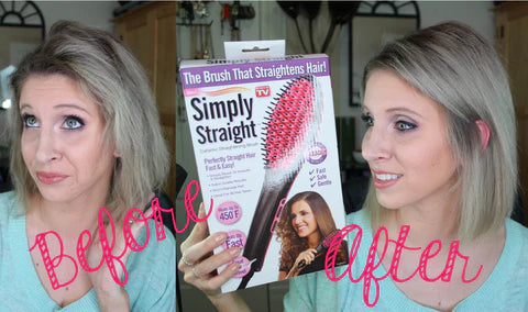 Straight Artifact LCD Hair Straightening Brush