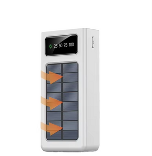 Solar Power Bank with Built-in Cables 5