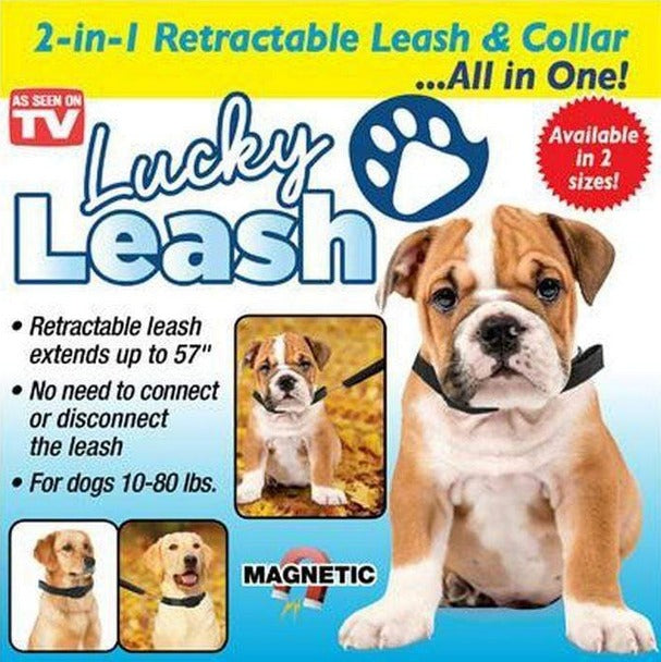2-in-1 Retractable Leash & Collar - Easy Control