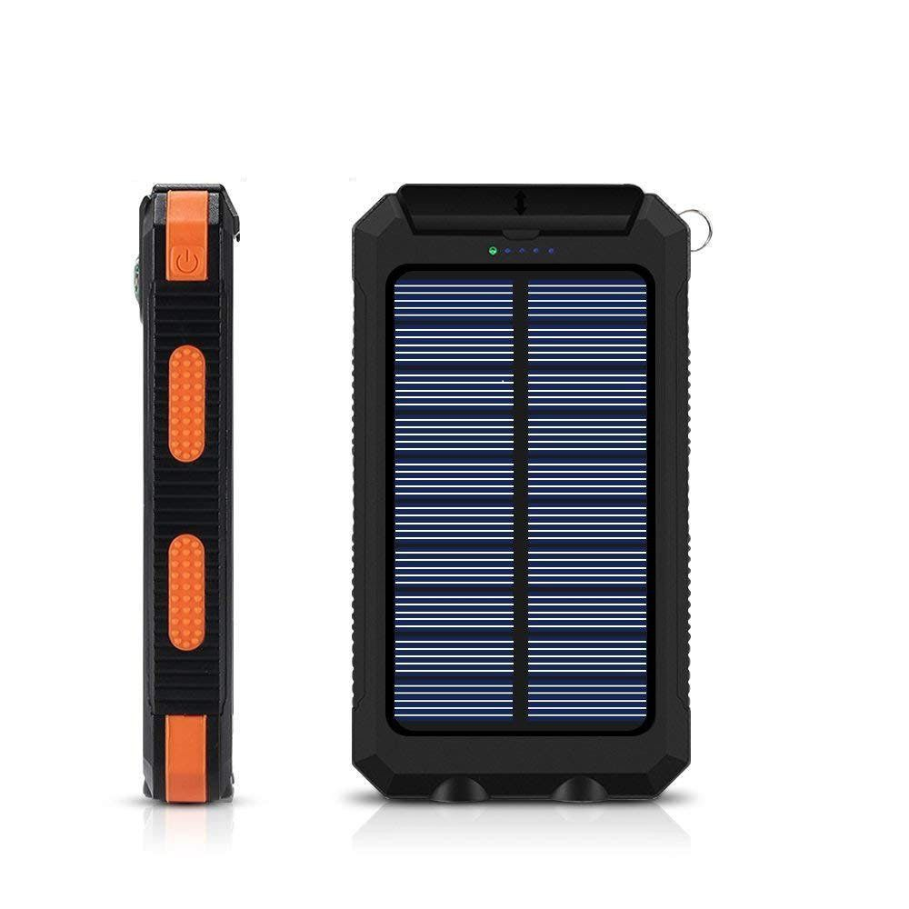 13000mAh Solar Powered Power Bank 1