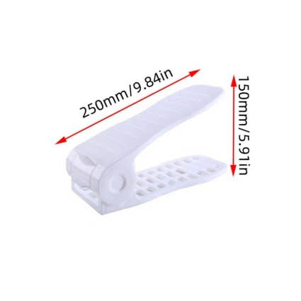 Shoe Storage Pack of Six ( Colour White )