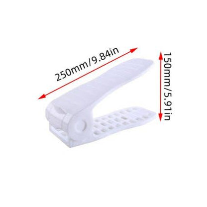 Shoe Storage Pack of Six ( Colour White )