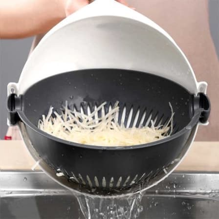 Mandoline Chopper Grater With Drain Basket Cutter