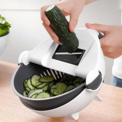 Mandoline Chopper Grater With Drain Basket Cutter