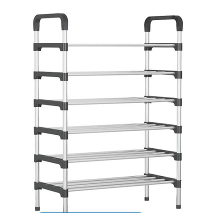 6 -Tiers Shoe Storage Organizer - Black