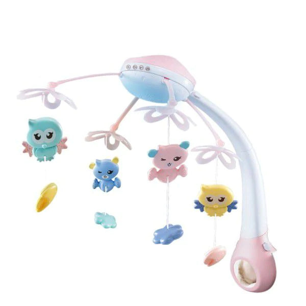 Baby Projection Night Light Bed Bell - Pink_0