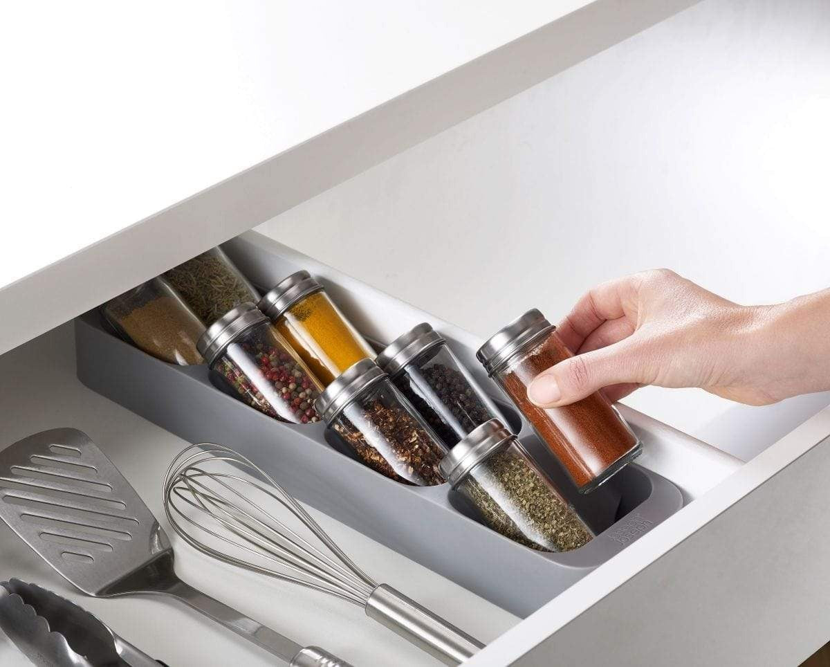 Spice Jar Drawer Organizer