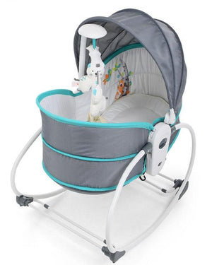 5-in-1 Rocking Bounce Chair with Removable Bassinet and Melody_0