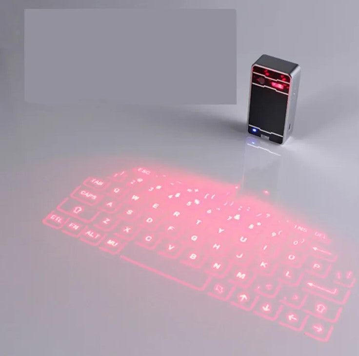 Bluetooth Virtual Keyboard Portable for Smartphone/PC/Tab/Ipad - Black_4