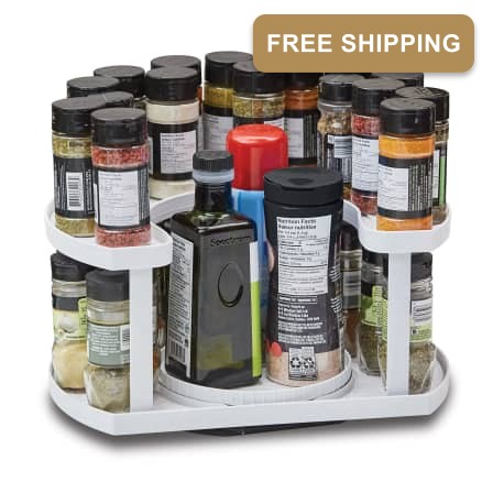 40 Spice Dual Spin Cabinet Organizer