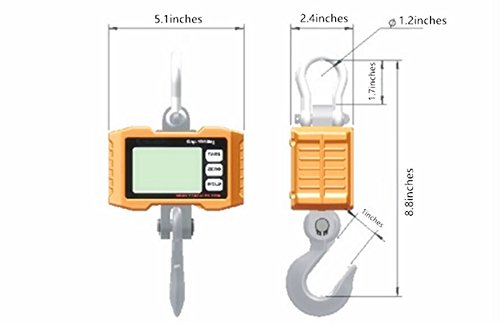 500Kg Mini Industrial Crane Scale - Heavy Duty