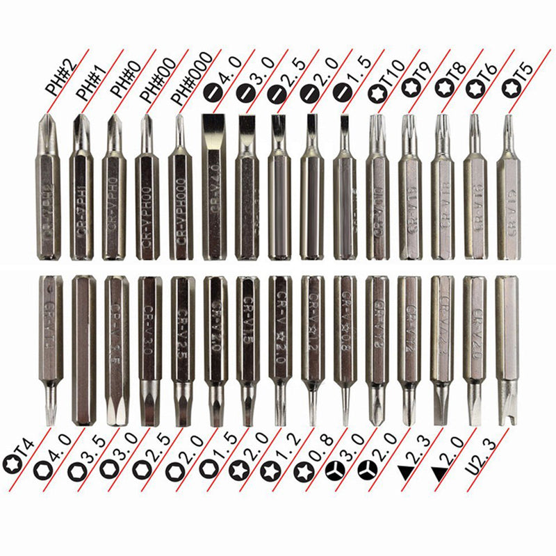 32-in-1 Screwdriver Set - Precision Tools for Electronics