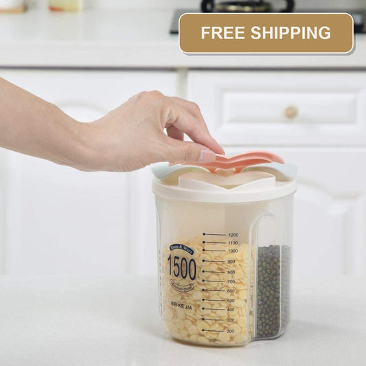 1500 ML Moisture-Proof Food Storage Jar Containers